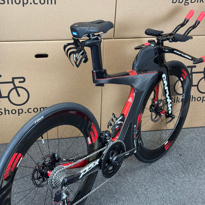 Demo Cervelo P5X, Sram Red eTap, Enve Wheels, Carbon Triathlon Bike-2018, Medium