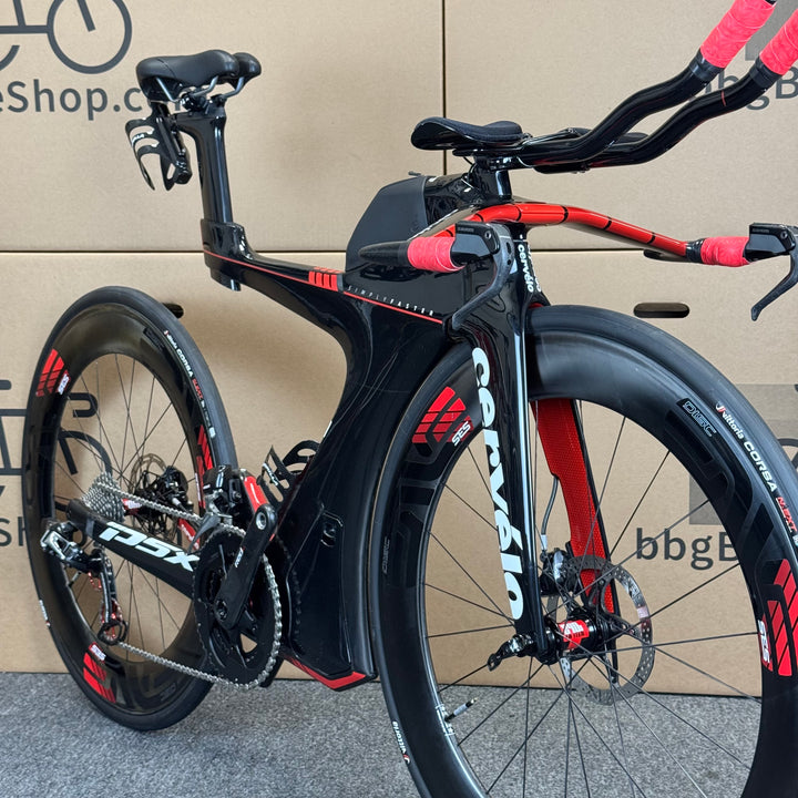 Demo Cervelo P5X, Sram Red eTap, Enve Wheels, Carbon Triathlon Bike-2018, Medium