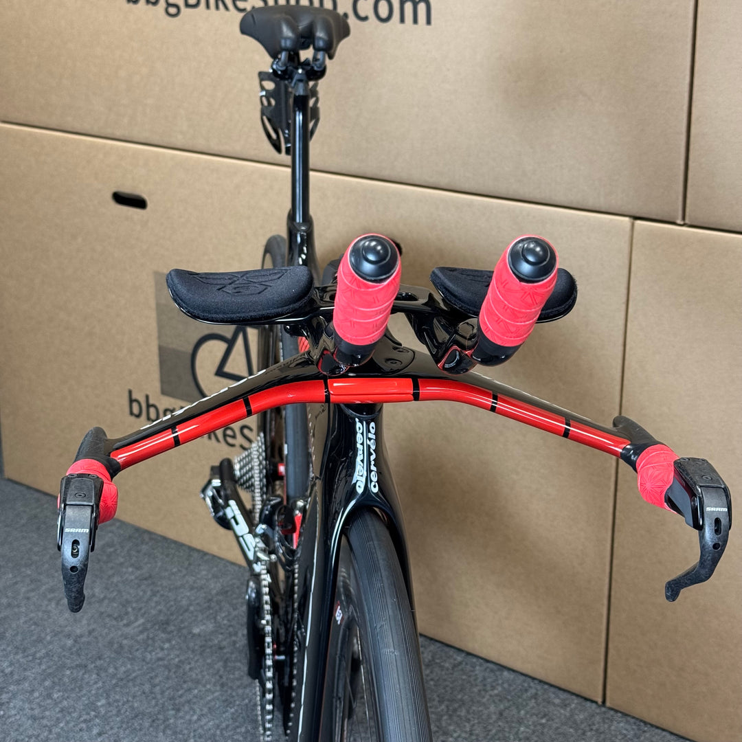 Demo Cervelo P5X, Sram Red eTap, Enve Wheels, Carbon Triathlon Bike-2018, Medium