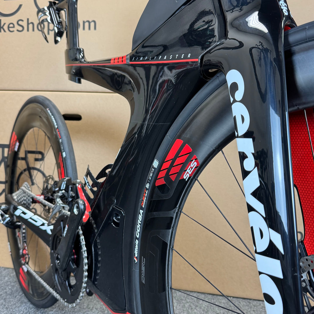 Demo Cervelo P5X, Sram Red eTap, Enve Wheels, Carbon Triathlon Bike-2018, Medium