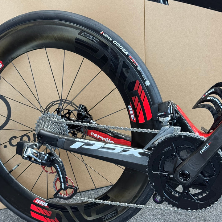 Demo Cervelo P5X, Sram Red eTap, Enve Wheels, Carbon Triathlon Bike-2018, Medium