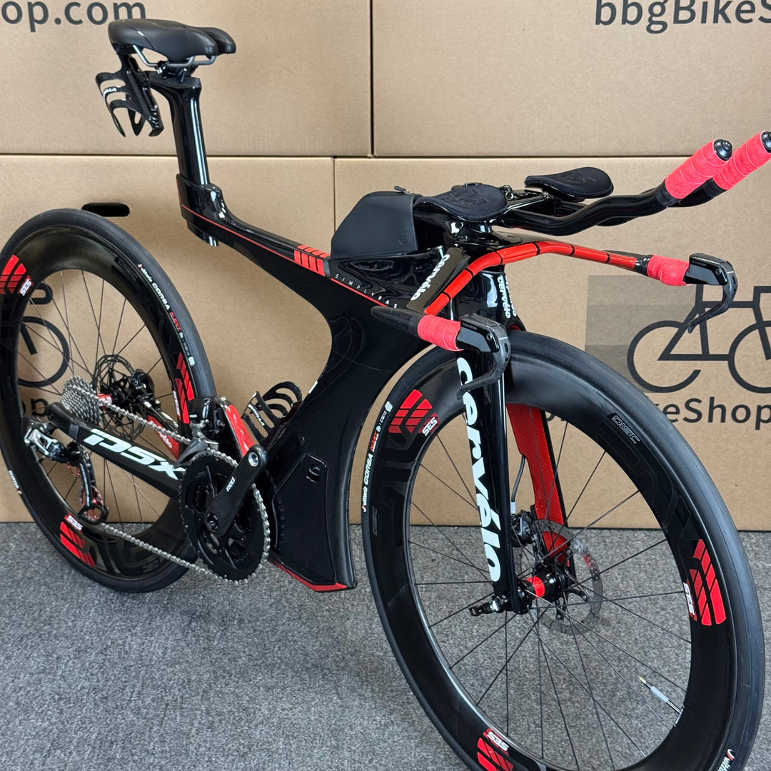 Demo Cervelo P5X, Sram Red eTap, Enve Wheels, Carbon Triathlon Bike-2018, Medium