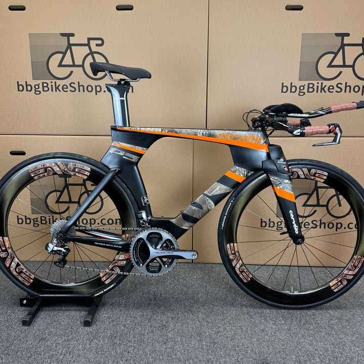 Demo Cervelo P5, Dura-Ace Di2, Enve Wheels, Carbon Triathlon Bike-2014, 56cm