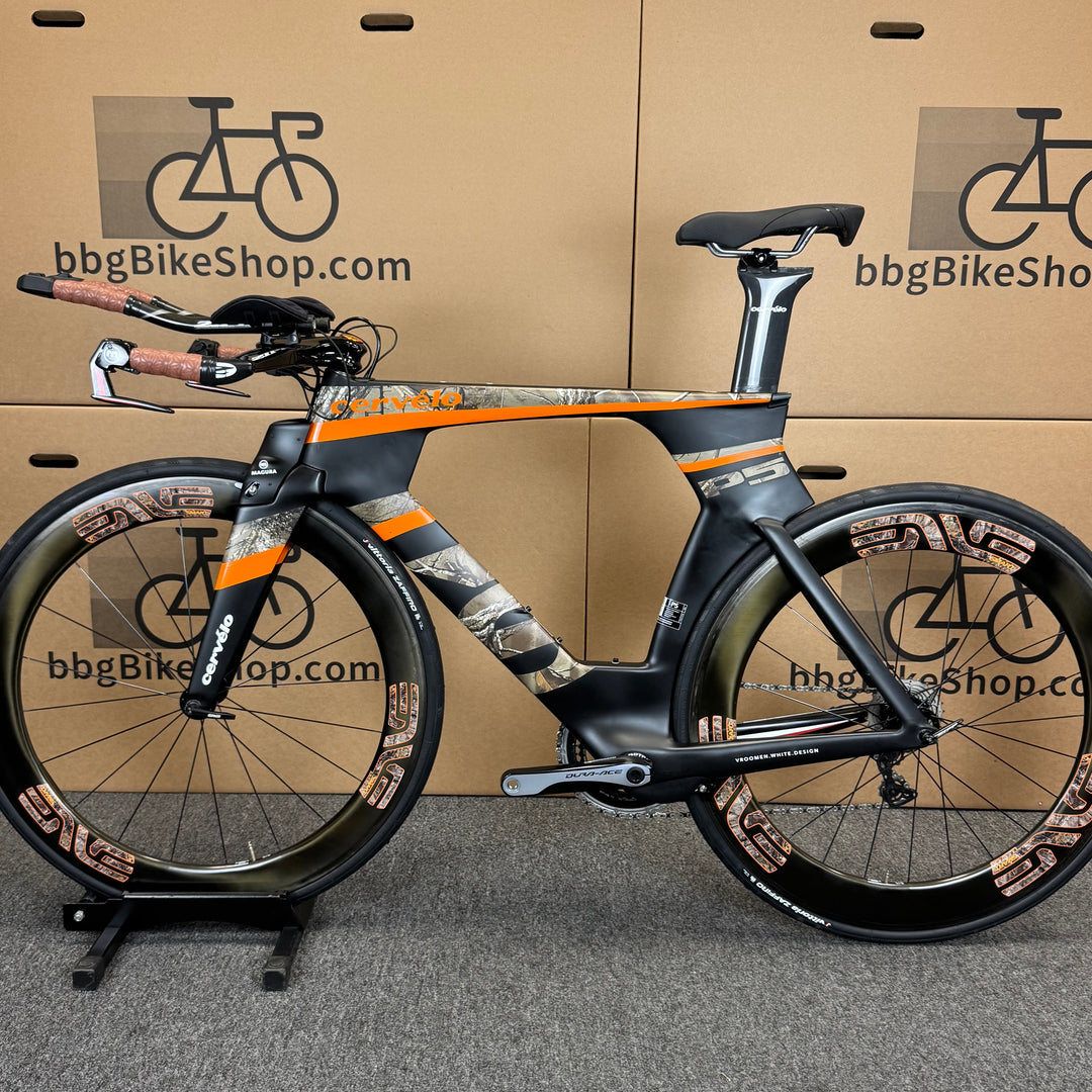 Demo Cervelo P5, Dura-Ace Di2, Enve Wheels, Carbon Triathlon Bike-2014, 56cm