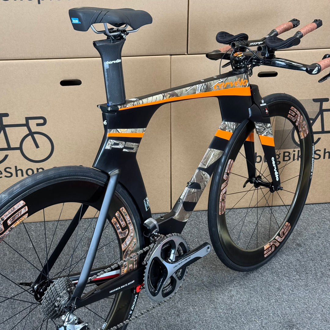 Demo Cervelo P5, Dura-Ace Di2, Enve Wheels, Carbon Triathlon Bike-2014, 56cm