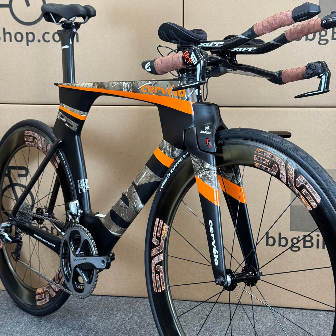 Demo Cervelo P5, Dura-Ace Di2, Enve Wheels, Carbon Triathlon Bike-2014, 56cm