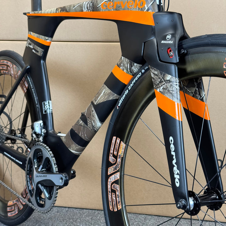 Demo Cervelo P5, Dura-Ace Di2, Enve Wheels, Carbon Triathlon Bike-2014, 56cm