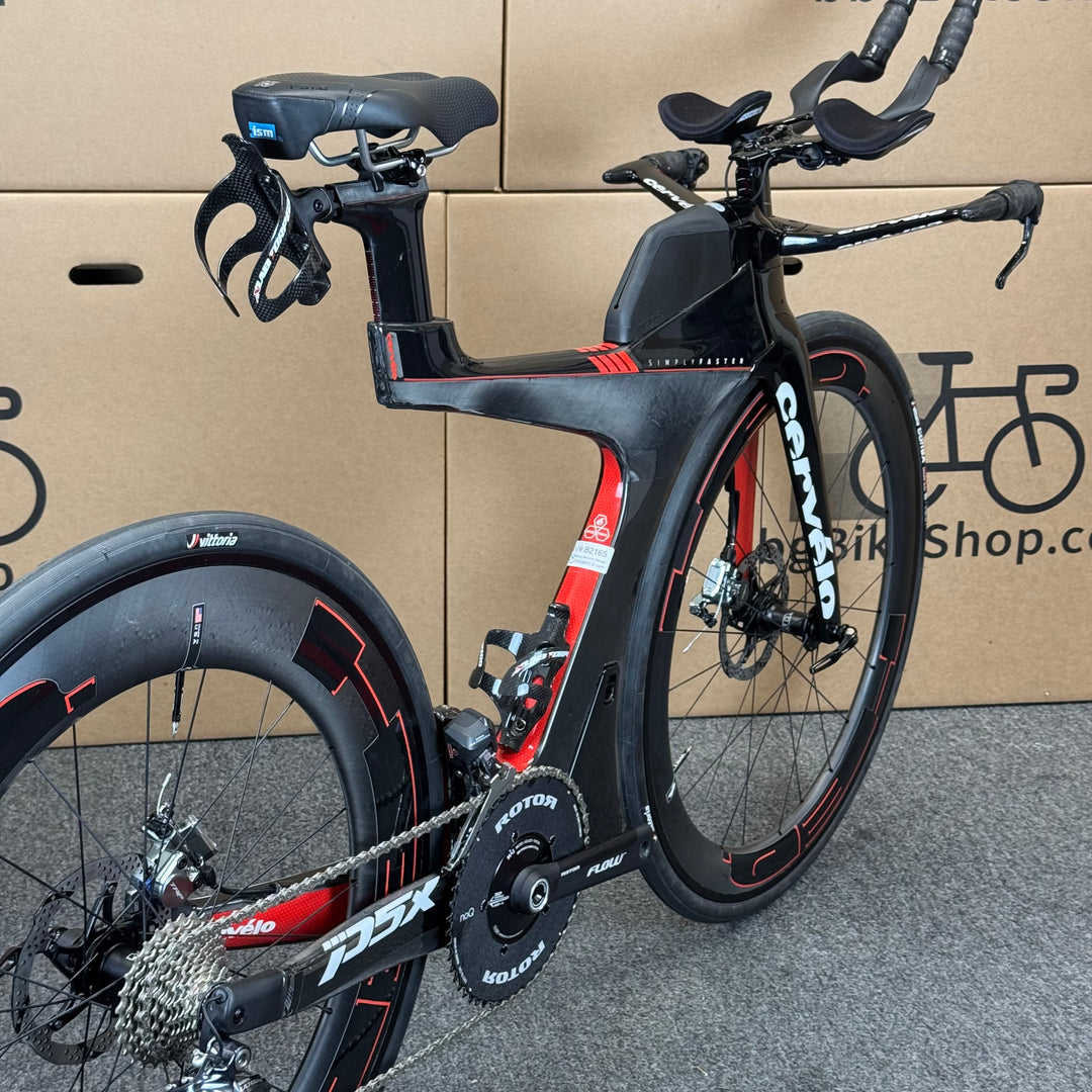 Demo Cervelo P5X, Ultegra Di2, HED Wheels, Carbon Triathlon Bike-2018, Medium