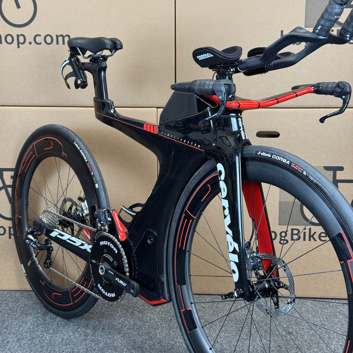 Demo Cervelo P5X, Ultegra Di2, HED Wheels, Carbon Triathlon Bike-2018, Medium