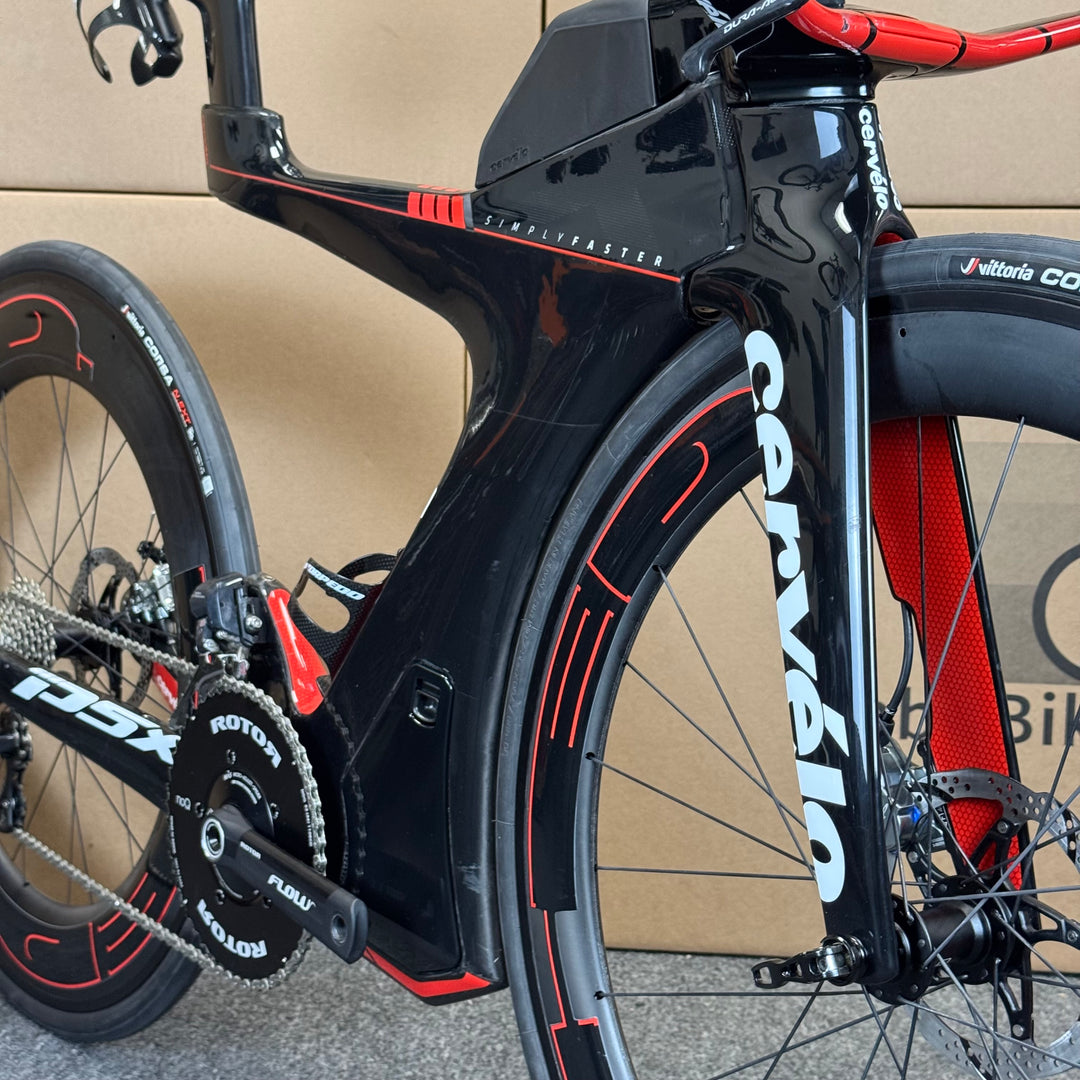 Demo Cervelo P5X, Ultegra Di2, HED Wheels, Carbon Triathlon Bike-2018, Medium