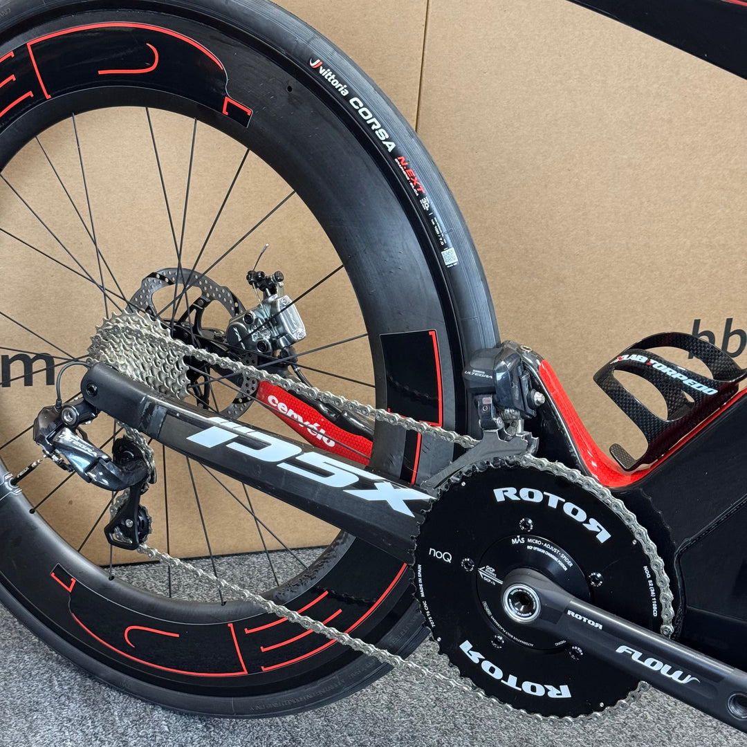 Demo Cervelo P5X, Ultegra Di2, HED Wheels, Carbon Triathlon Bike-2018, Medium