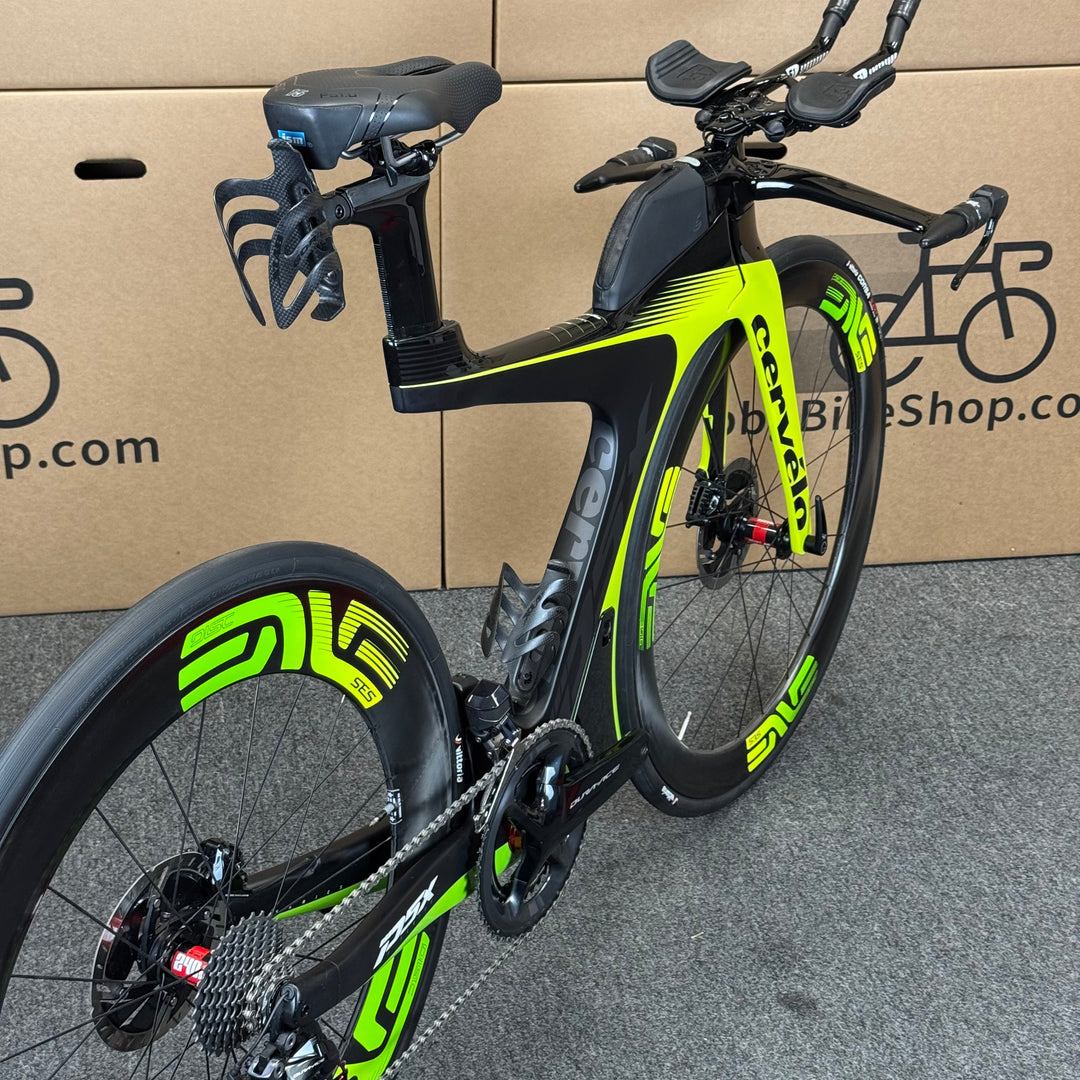 Demo Cervelo P5X, Dura-Ace Di2, ENVE Wheels, Carbon Triathlon Bike-2019, Medium