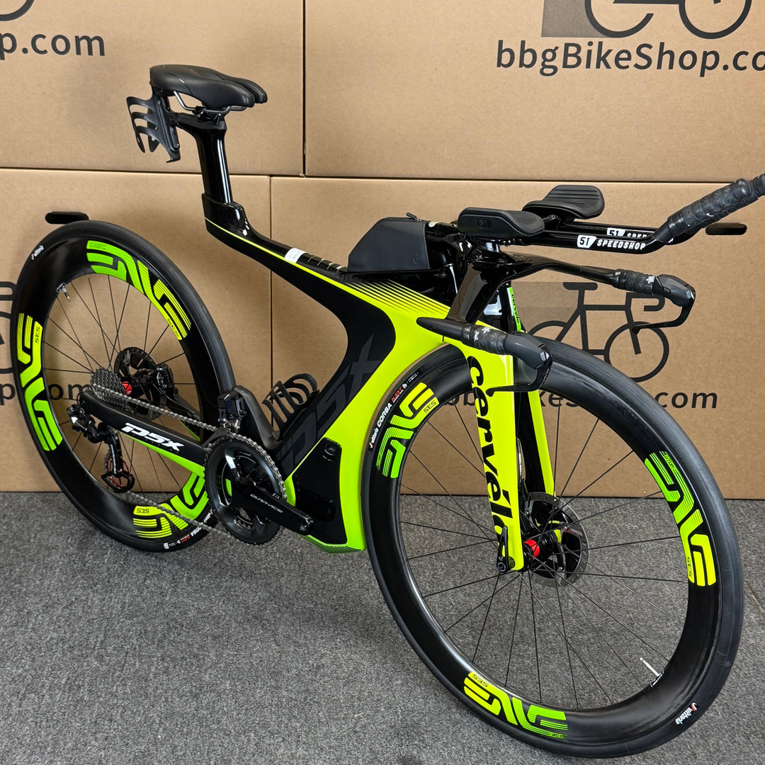 Demo Cervelo P5X, Dura-Ace Di2, ENVE Wheels, Carbon Triathlon Bike-2019, Medium