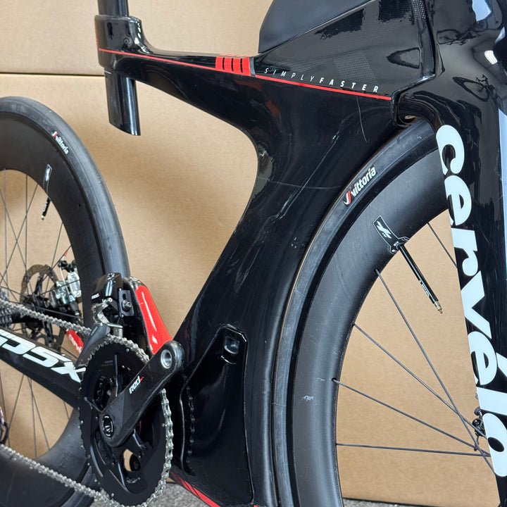 Demo Cervelo P5X, Sram Red eTap, HED Wheels, Carbon Triathlon Bike-2018, Medium