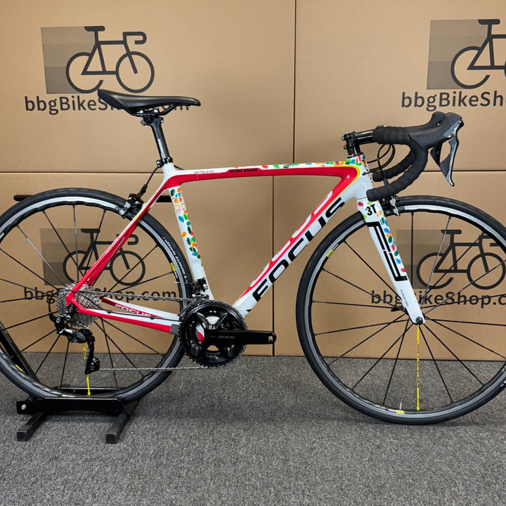 Used Focus Izalco Team Jelly Belly Edition, Carbon Fiber Road Bike-2015, Small