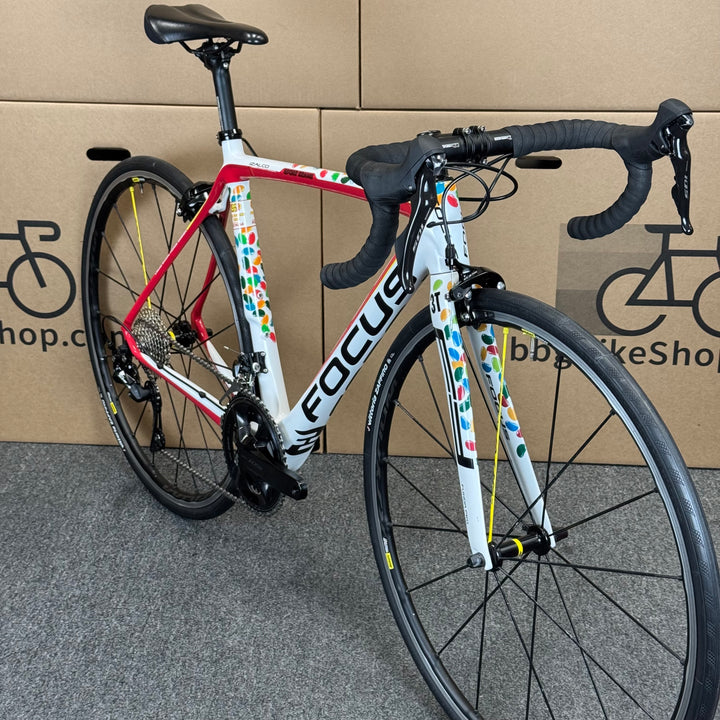 Used Focus Izalco Team Jelly Belly Edition, Carbon Fiber Road Bike-2015, Small