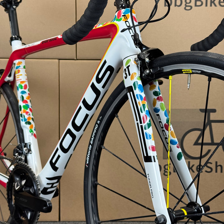 Used Focus Izalco Team Jelly Belly Edition, Carbon Fiber Road Bike-2015, Small