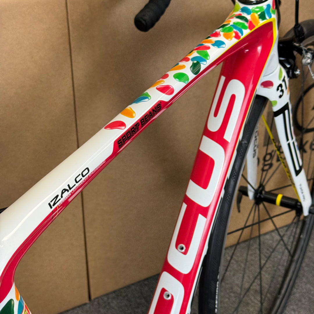 Used Focus Izalco Team Jelly Belly Edition, Carbon Fiber Road Bike-2015, Small