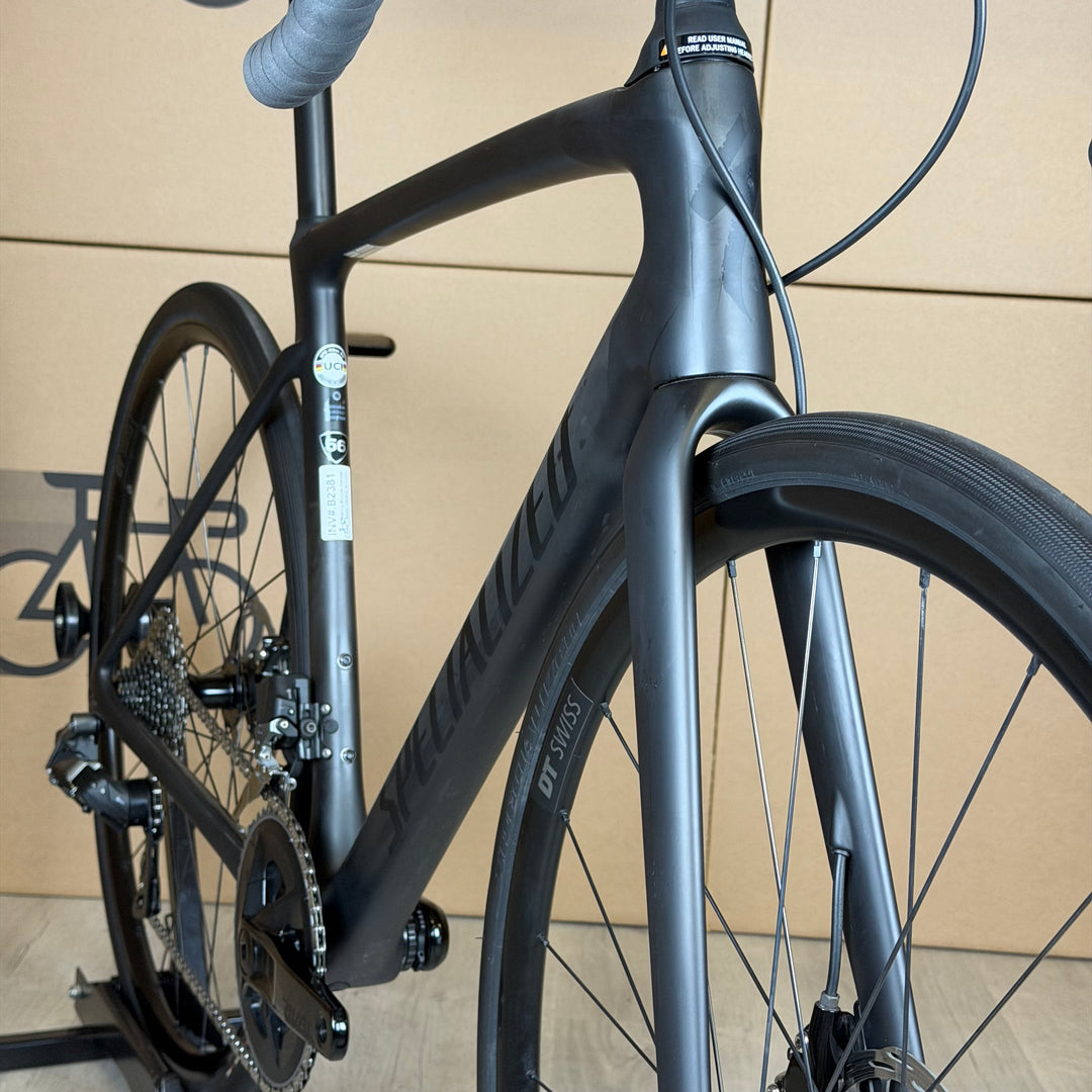 "Demo" Specialized Roubaix, Sram Rival AXS, Disc Carbon Fiber Road Bike-2022, 56cm