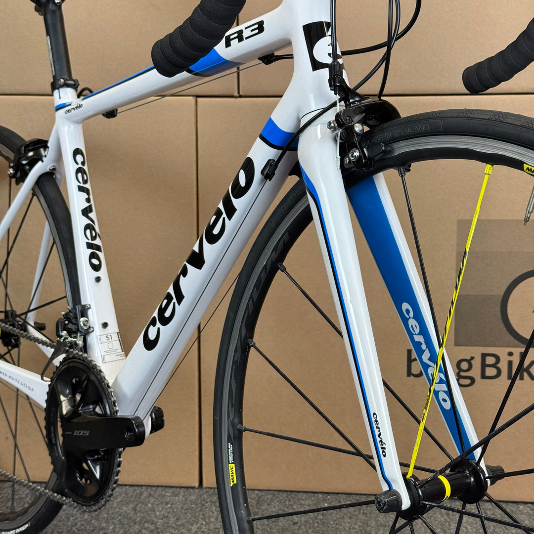 Used Cervelo R3, 11-speed Shimano 105, Carbon Fiber Road Bike-2012, 51cm