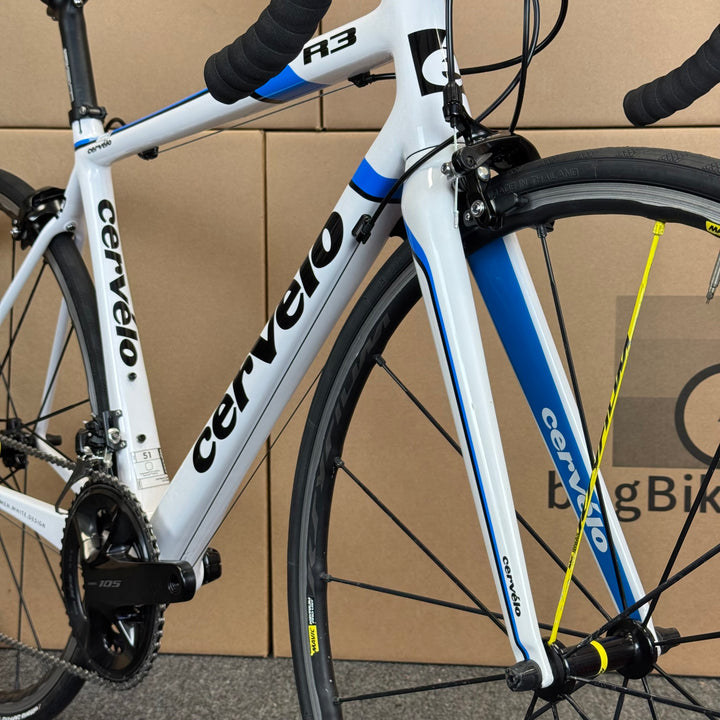 Used Cervelo R3, 11-speed Shimano 105, Carbon Fiber Road Bike-2012, 51cm