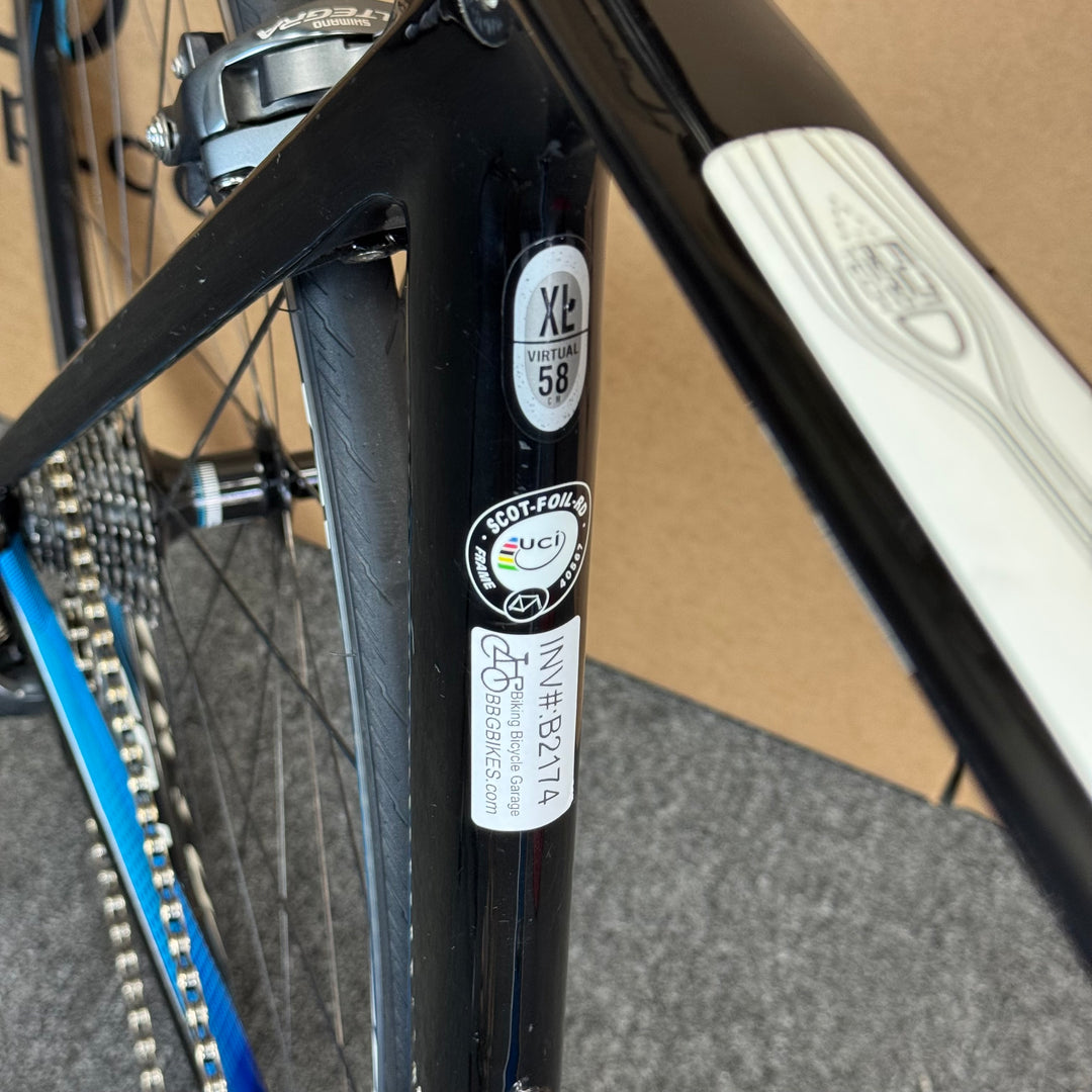 Used Scott Foil 10, Shimano Ultegra, Carbon Fiber Road Bike-2014, 58cm