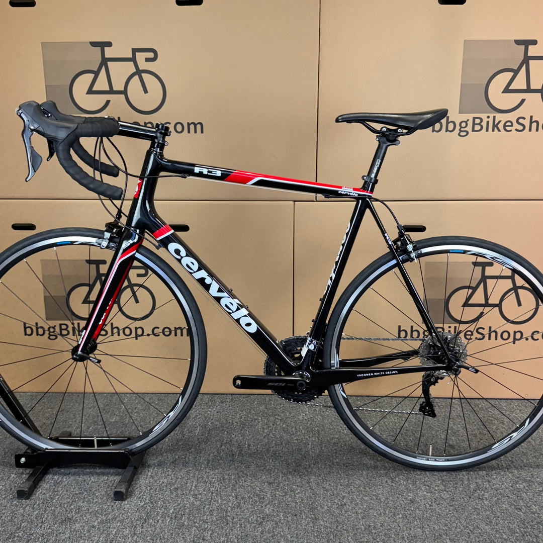 Used Cervelo R3 Team, 11-speed Shimano 105, Carbon Fiber Road Bike-2012, 58cm