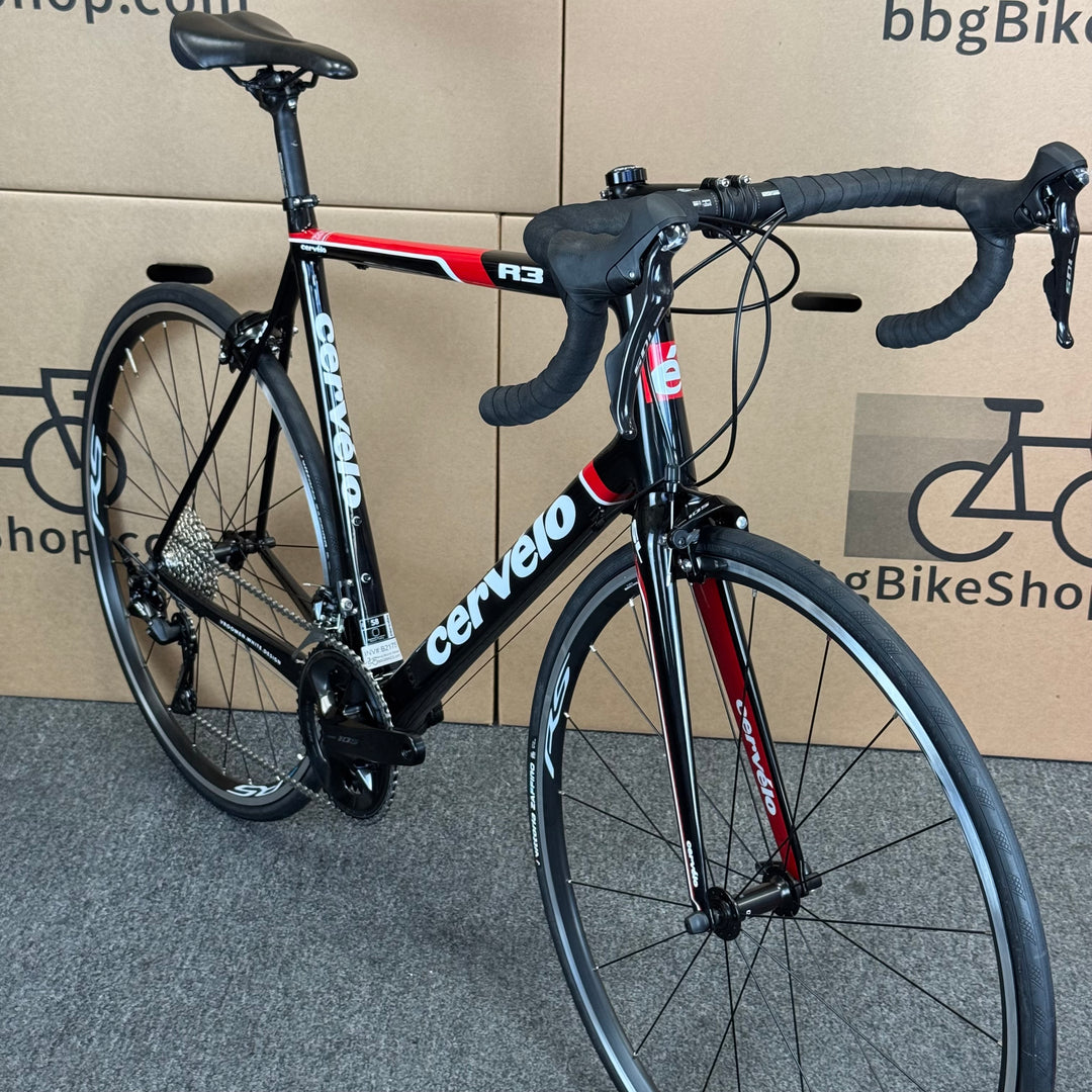 Used Cervelo R3 Team, 11-speed Shimano 105, Carbon Fiber Road Bike-2012, 58cm