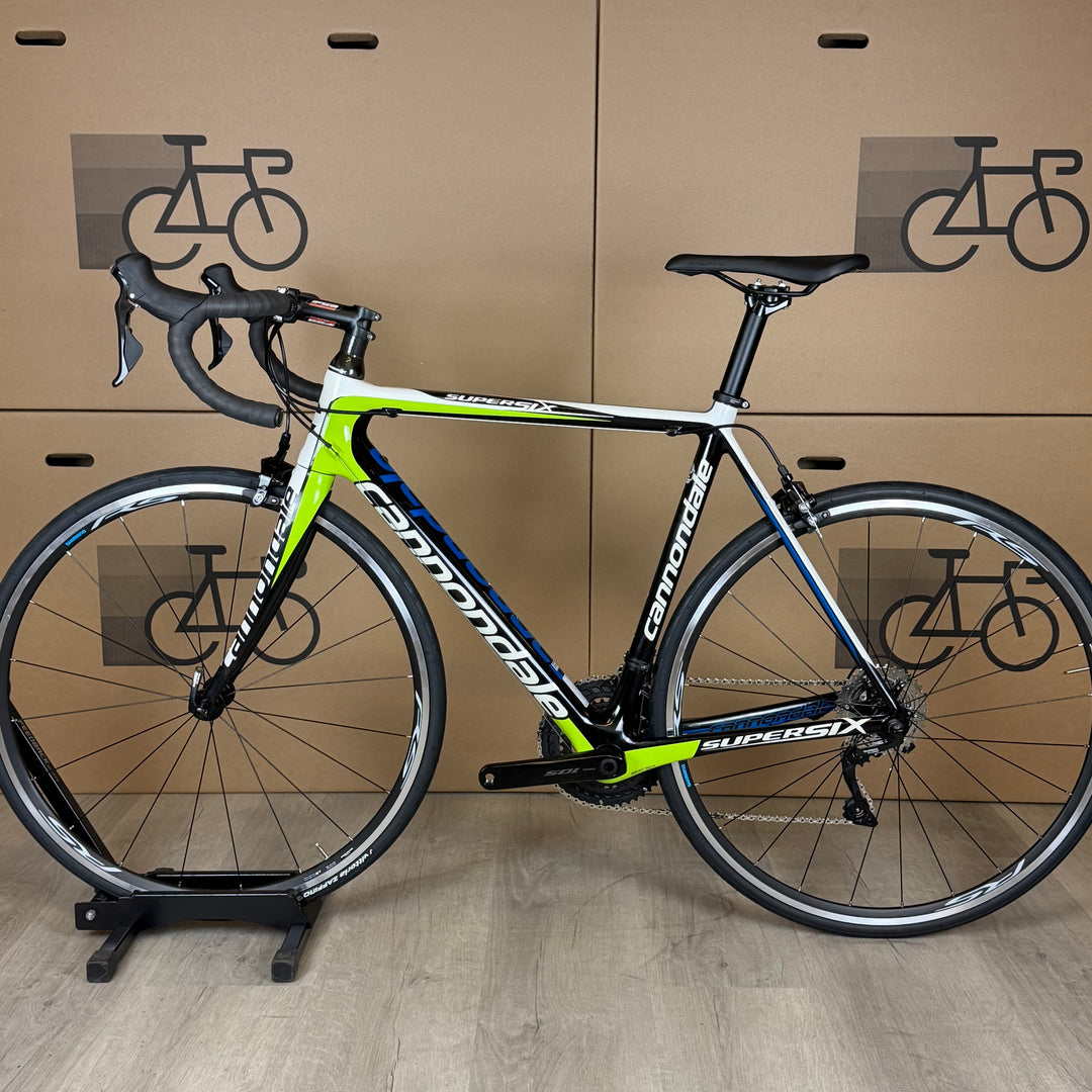 Used Cannondale Supersix, New 11-speed Shimano 105, Carbon Fiber Road Bike-2013, 54cm