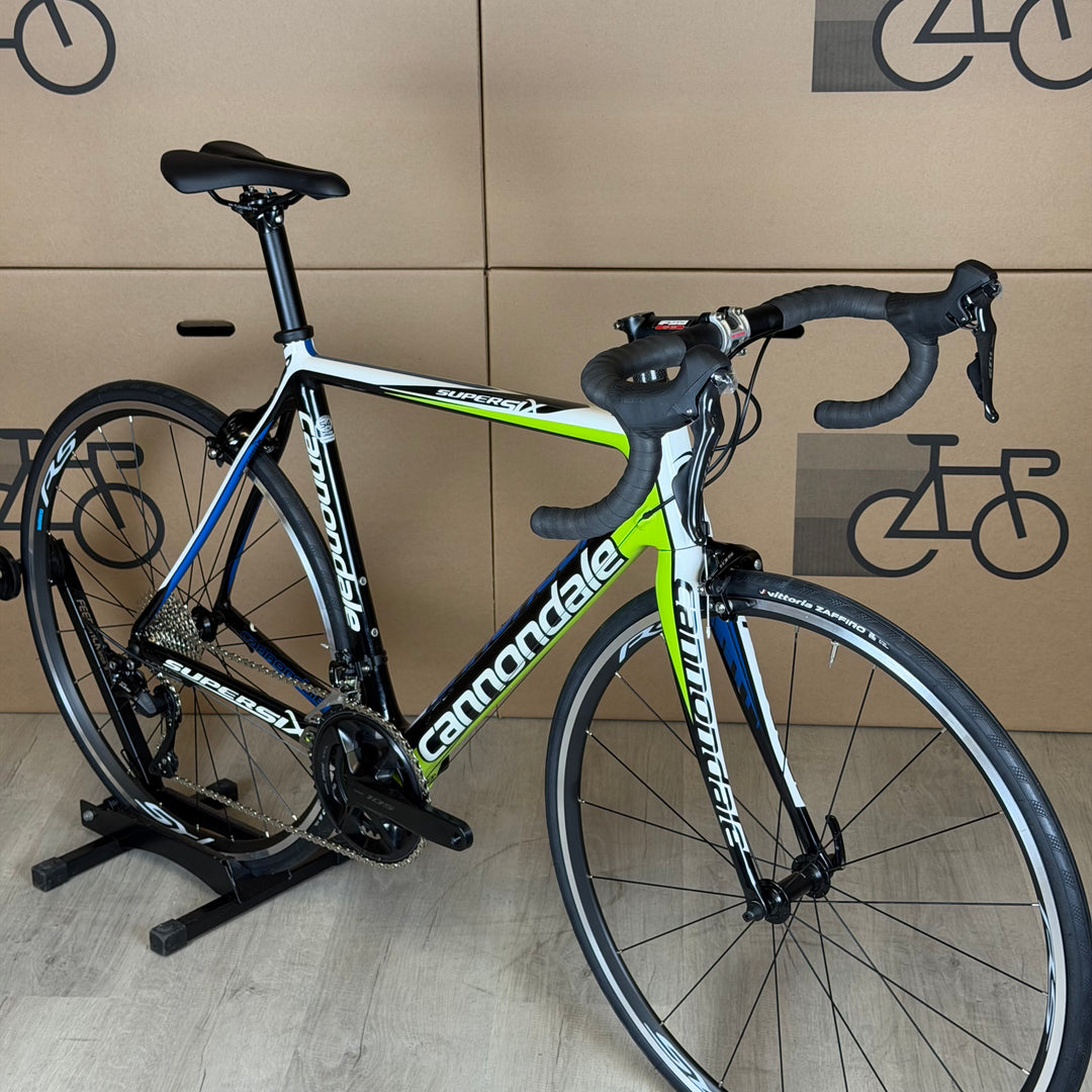 Used Cannondale Supersix, New 11-speed Shimano 105, Carbon Fiber Road Bike-2013, 54cm