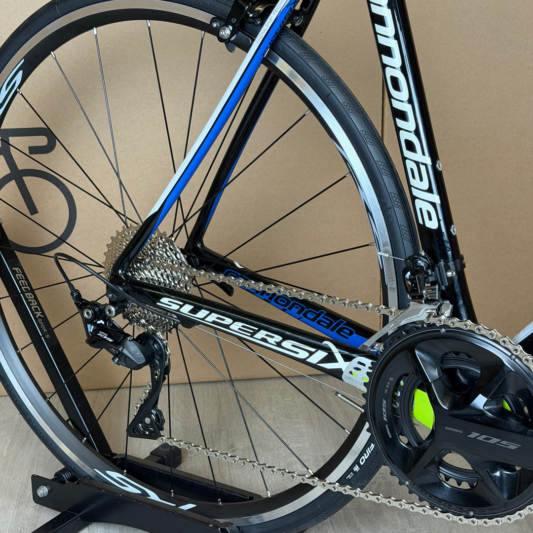 Used Cannondale Supersix, New 11-speed Shimano 105, Carbon Fiber Road Bike-2013, 54cm