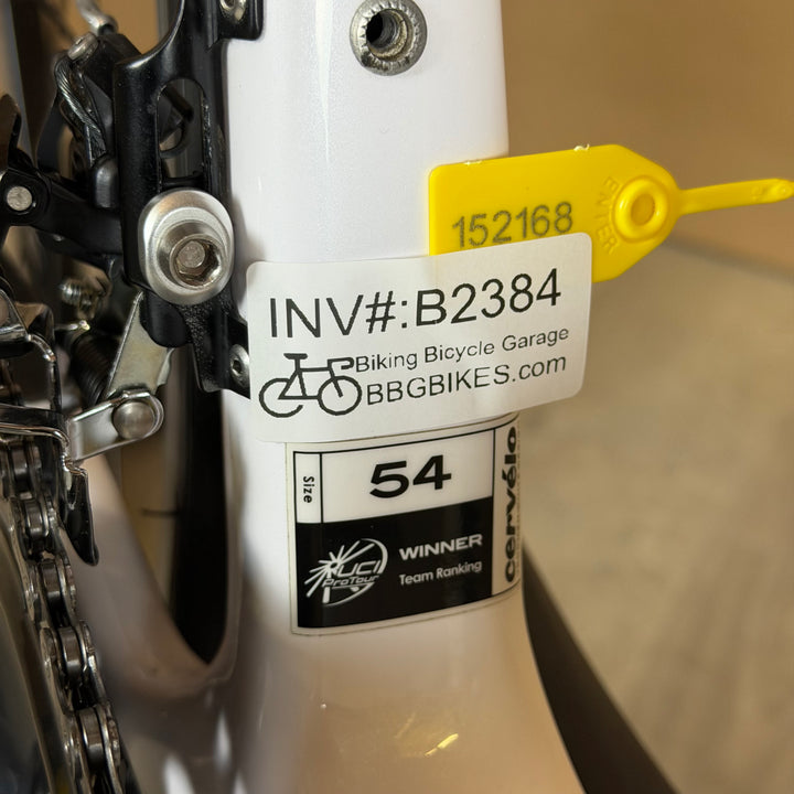 Used Cervelo RS, New 11-speed Shimano 105, Carbon Fiber Road Bike-2012, 54cm
