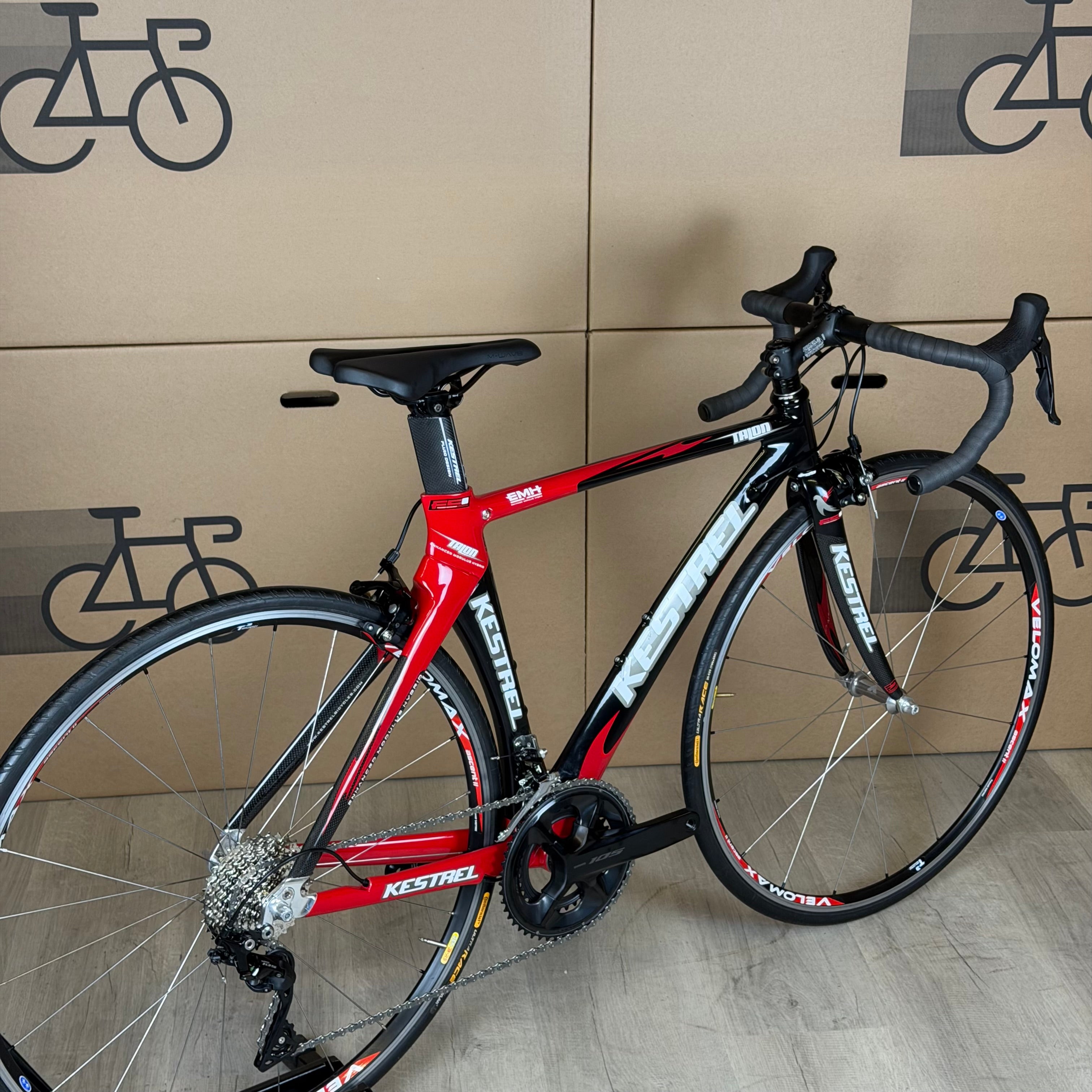 Used Kestrel Talon, New 11-speed Shimano 105, Carbon Fiber Road