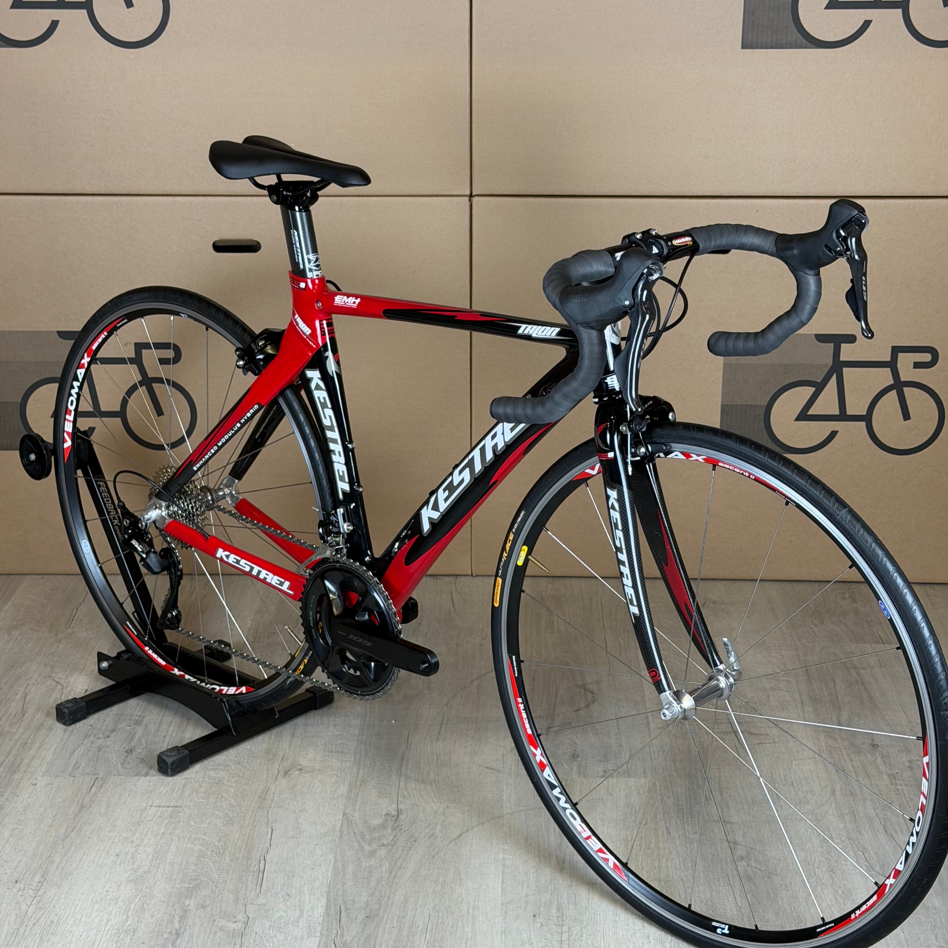 Used Kestrel Talon, New 11-speed Shimano 105, Carbon Fiber Road
