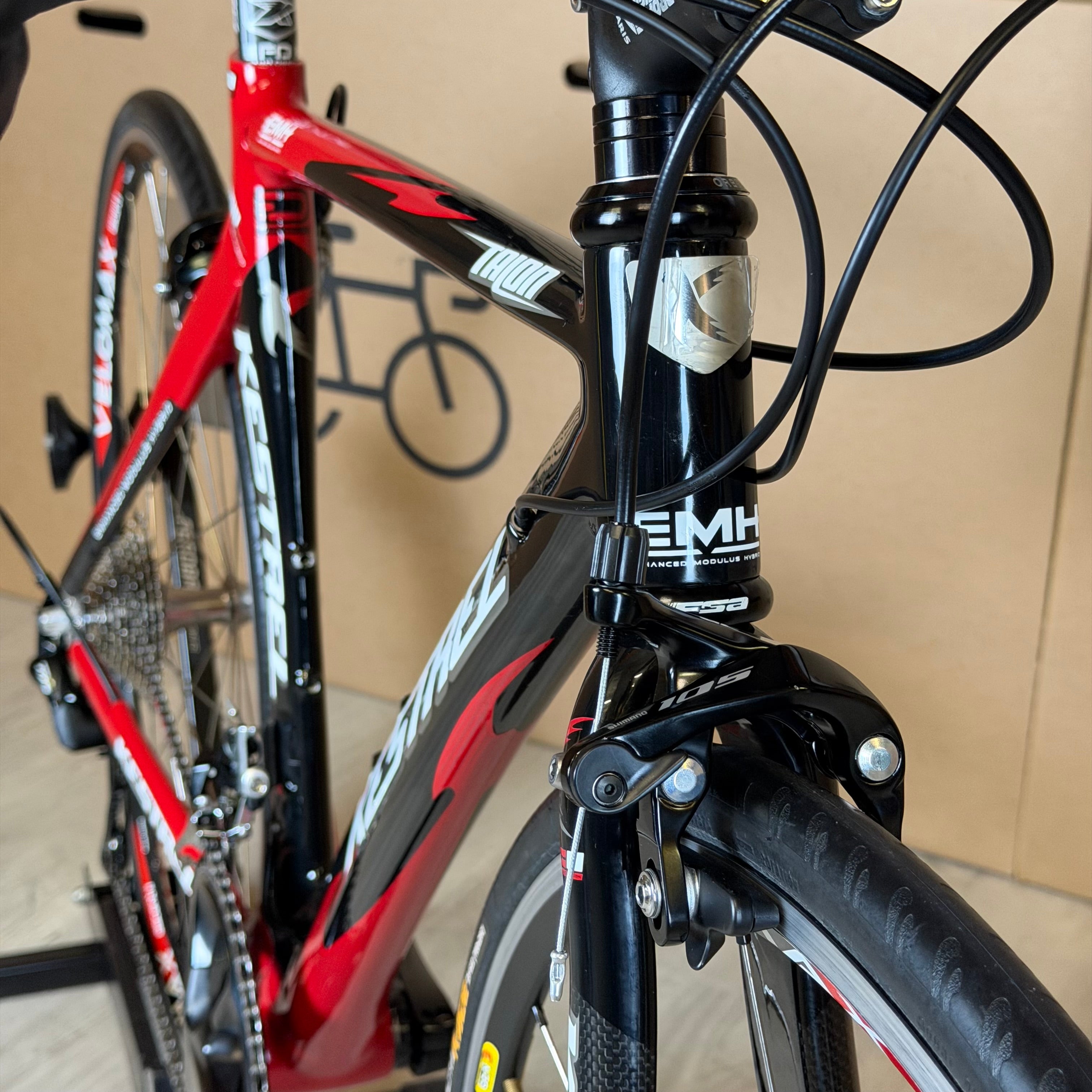 Used Kestrel Talon, New 11-speed Shimano 105, Carbon Fiber Road