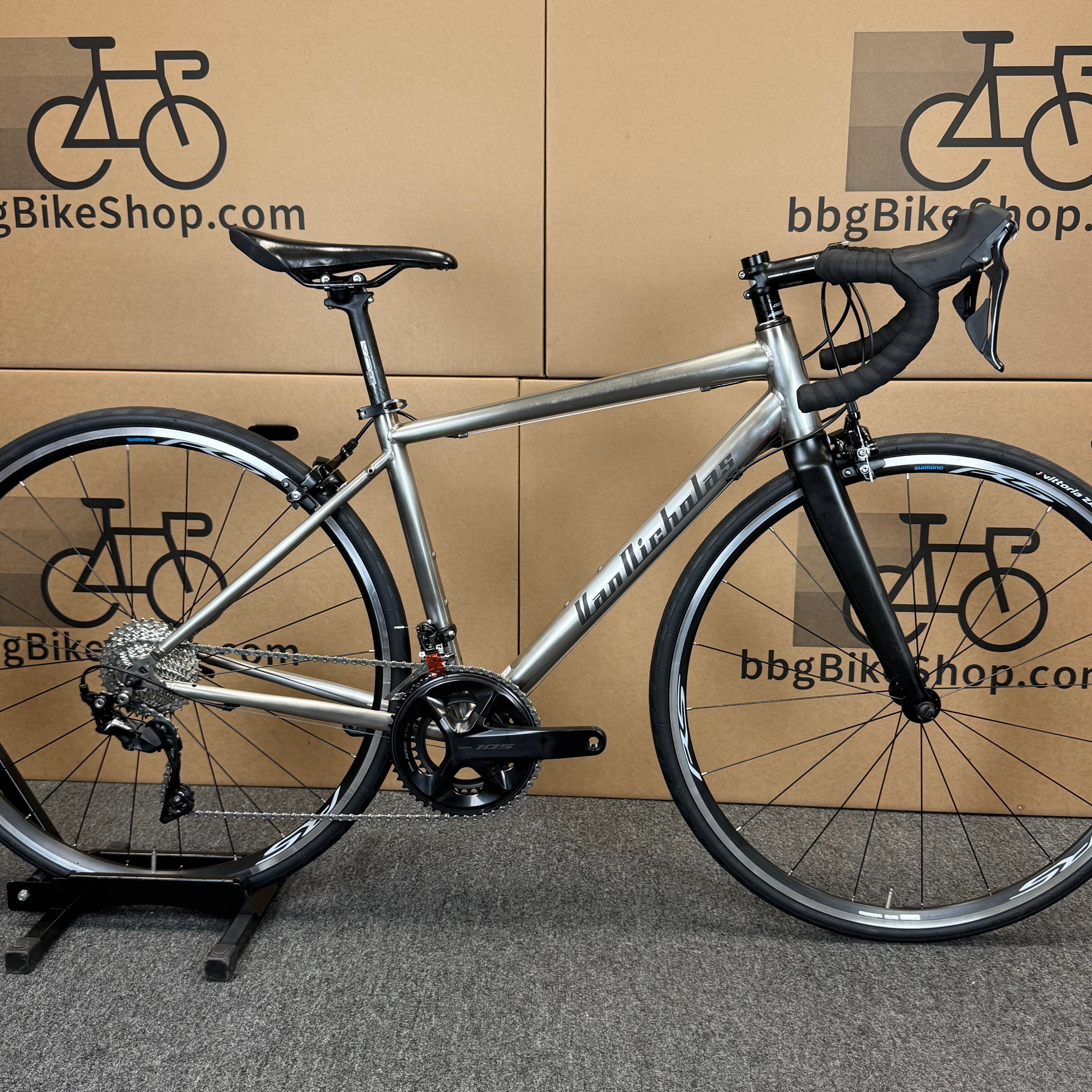 Van Nicholas Titanium Road Bike, (Mechanical) Shimano 105 11-speed