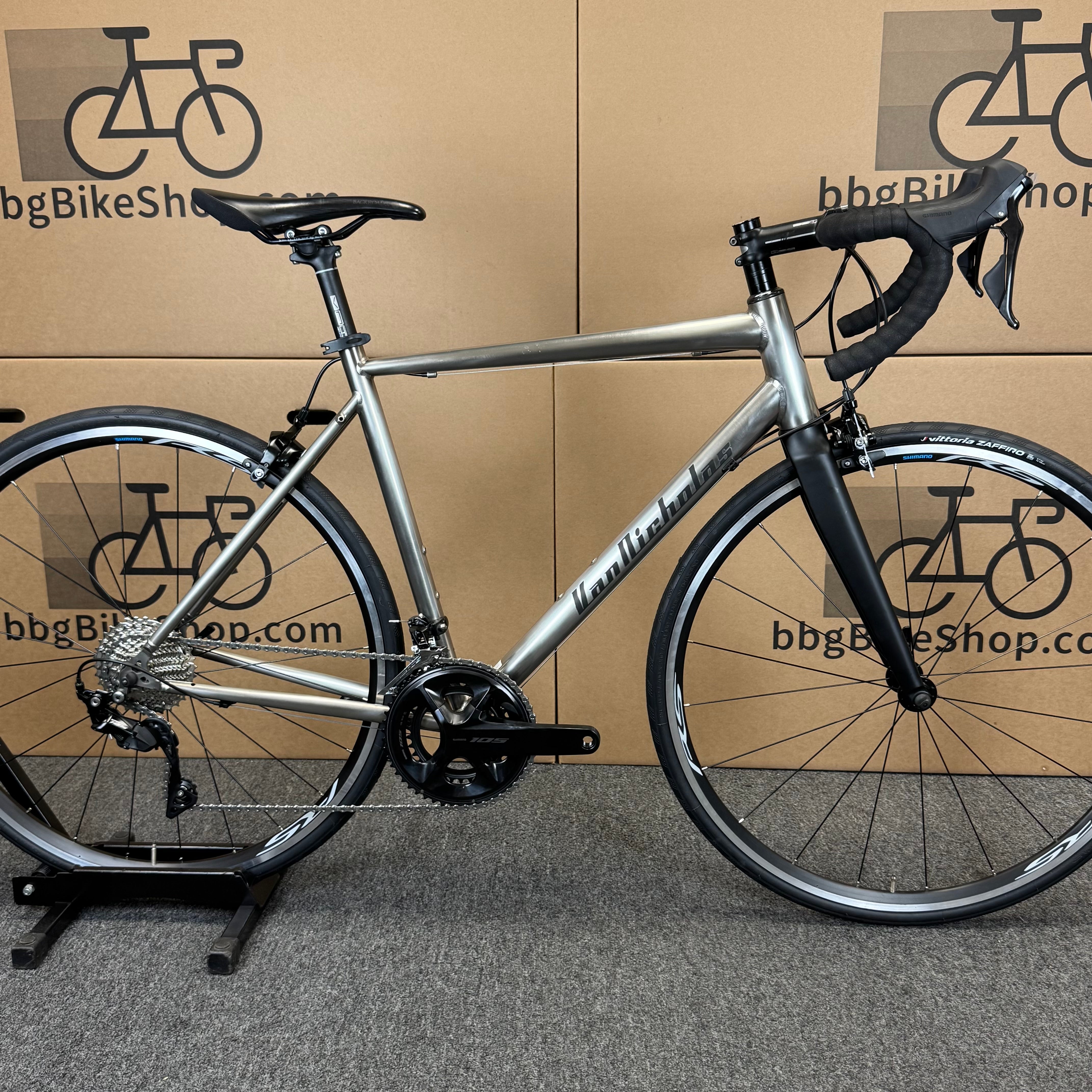 Van Nicholas Titanium Road Bike, (Mechanical) Shimano 105 11-speed