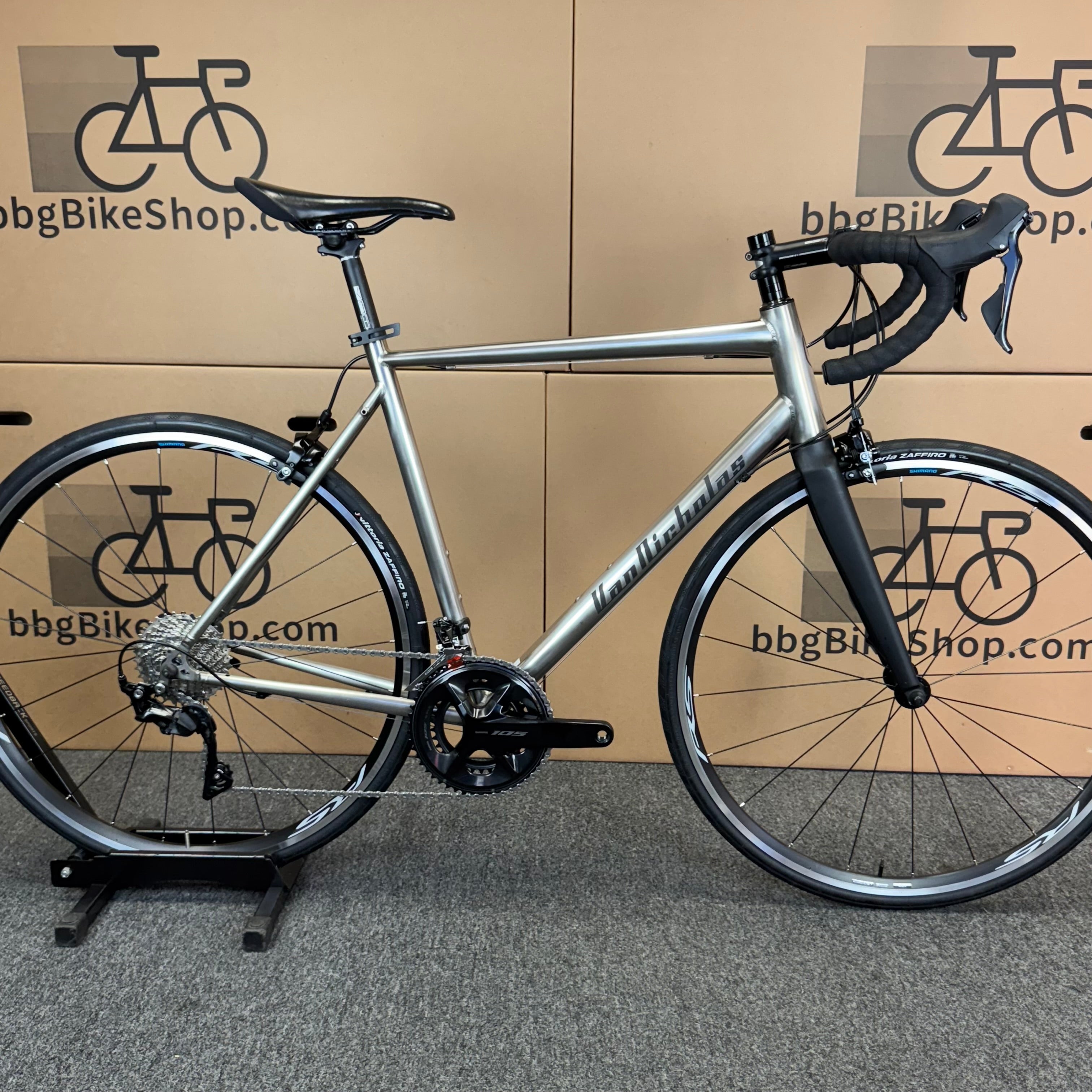 Van Nicholas Titanium Road Bike, (Mechanical) Shimano 105 11-speed