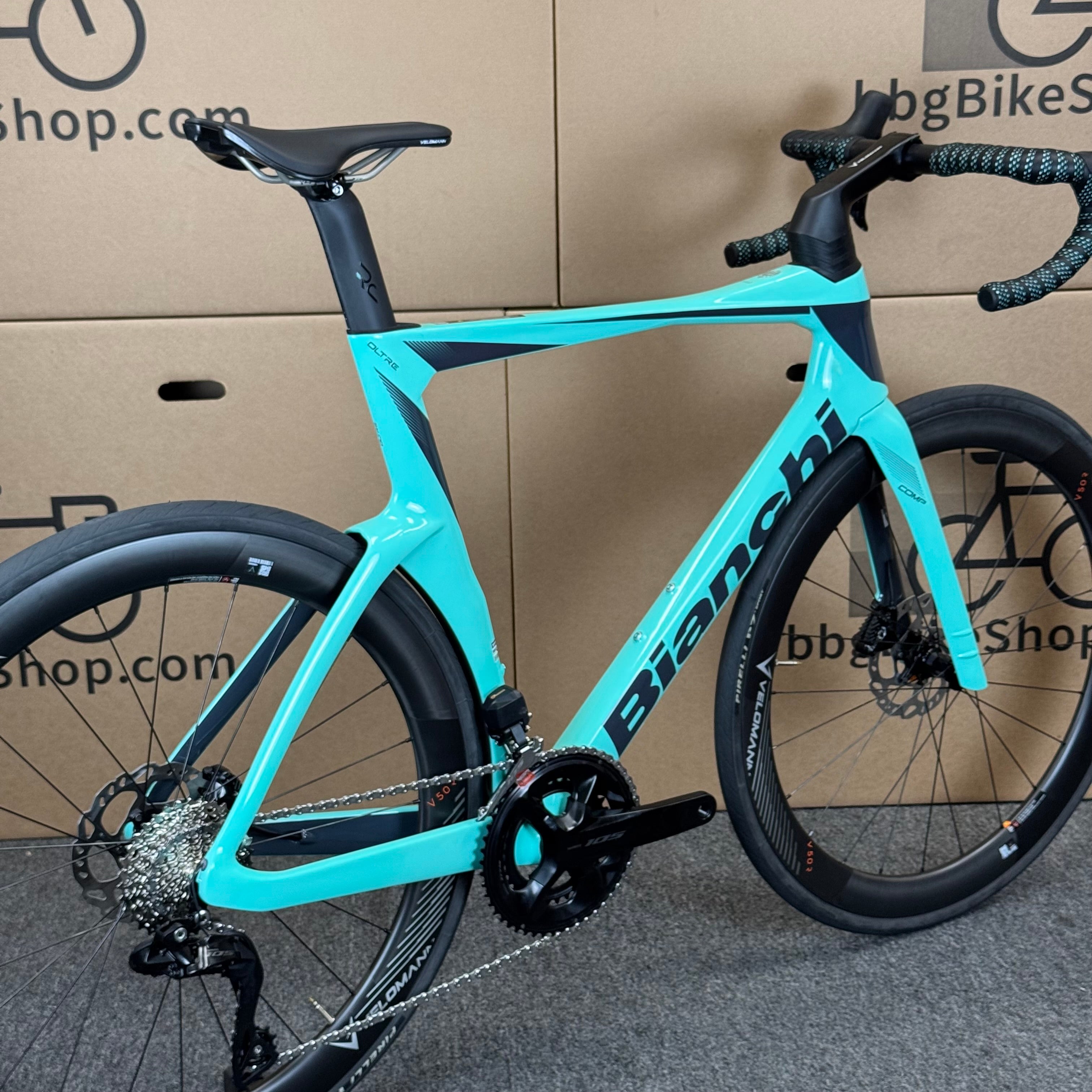New Bianchi Oltre Comp, 12-speed Shimano 105, Carbon Fiber Road