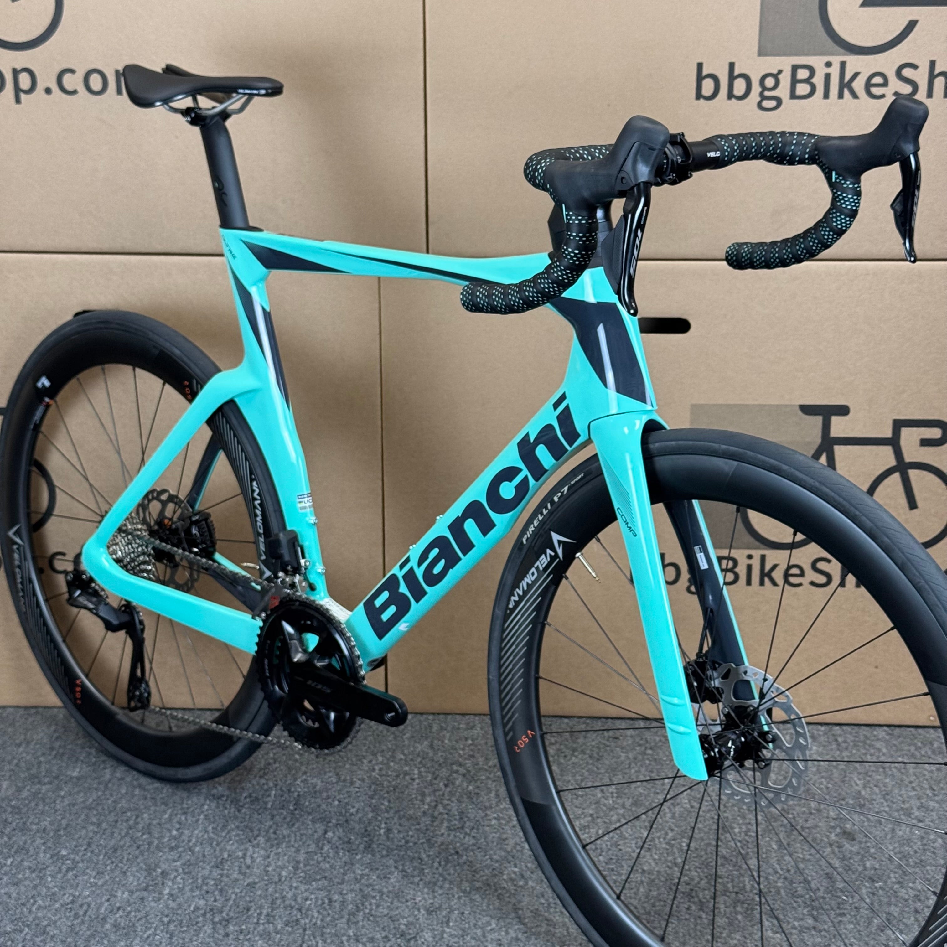 New Bianchi Oltre Comp, 12-speed Shimano 105, Carbon Fiber Road