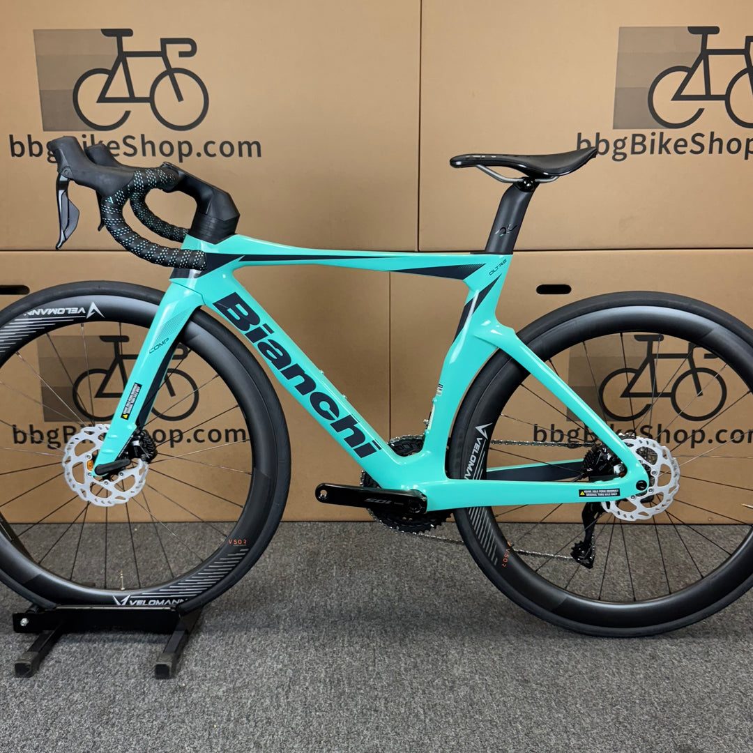 New Bianchi Oltre Comp, 12-speed Shimano 105, Carbon Fiber Road Bike-2024, 50cm