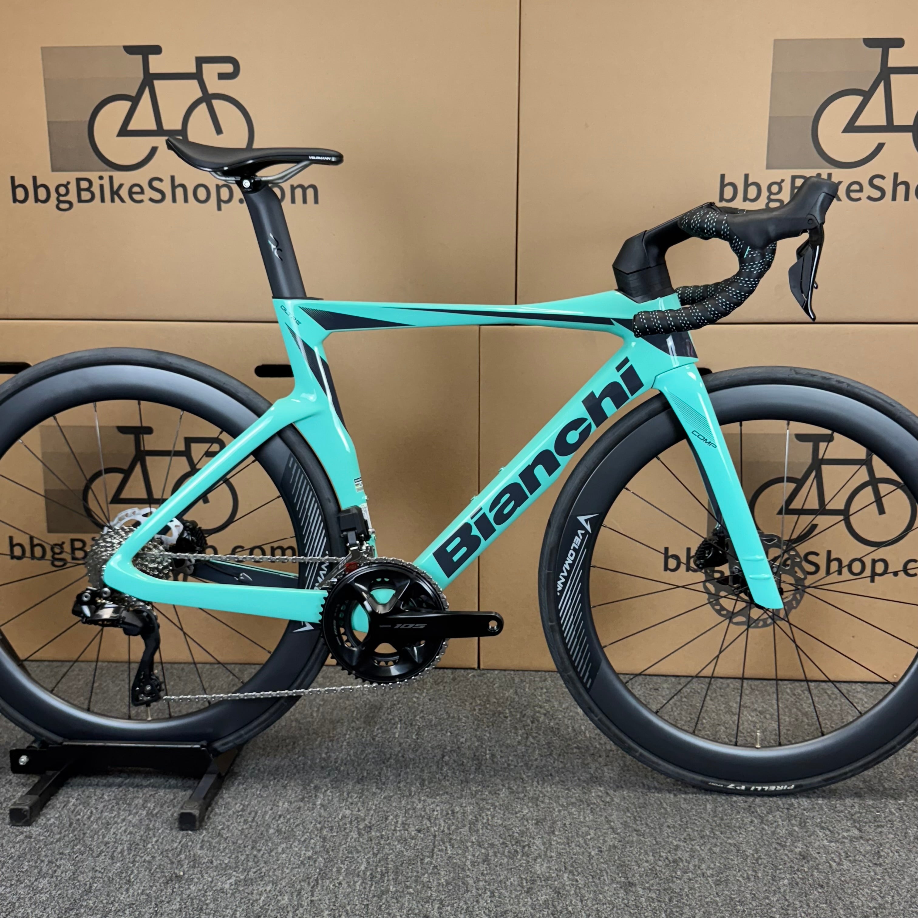 New Bianchi Oltre Comp, 12-speed Shimano 105, Carbon Fiber Road