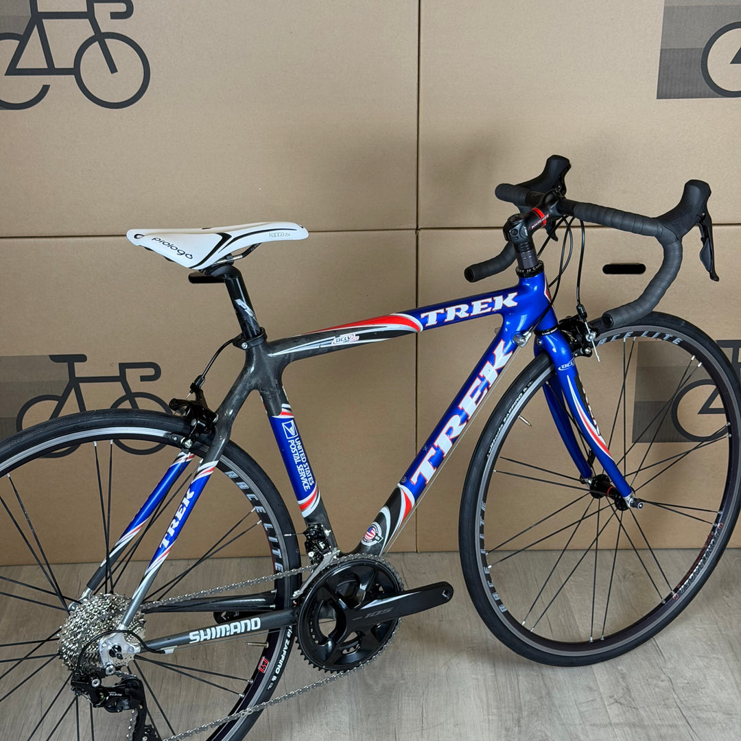 Used Trek 5200 USPS, OCLV Carbon 120 Road Bike, 11-Speed Shimano 105, 52cm