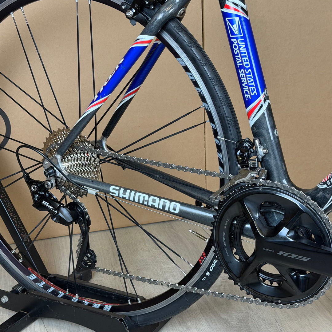 Used Trek 5200 USPS, OCLV Carbon 120 Road Bike, 11-Speed Shimano 105, 52cm