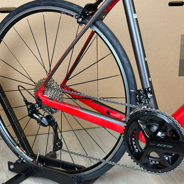 Used Trek Domane S 4, Carbon FIber Road Bike, 11-speed, Shimano 105- 2017, 56cm