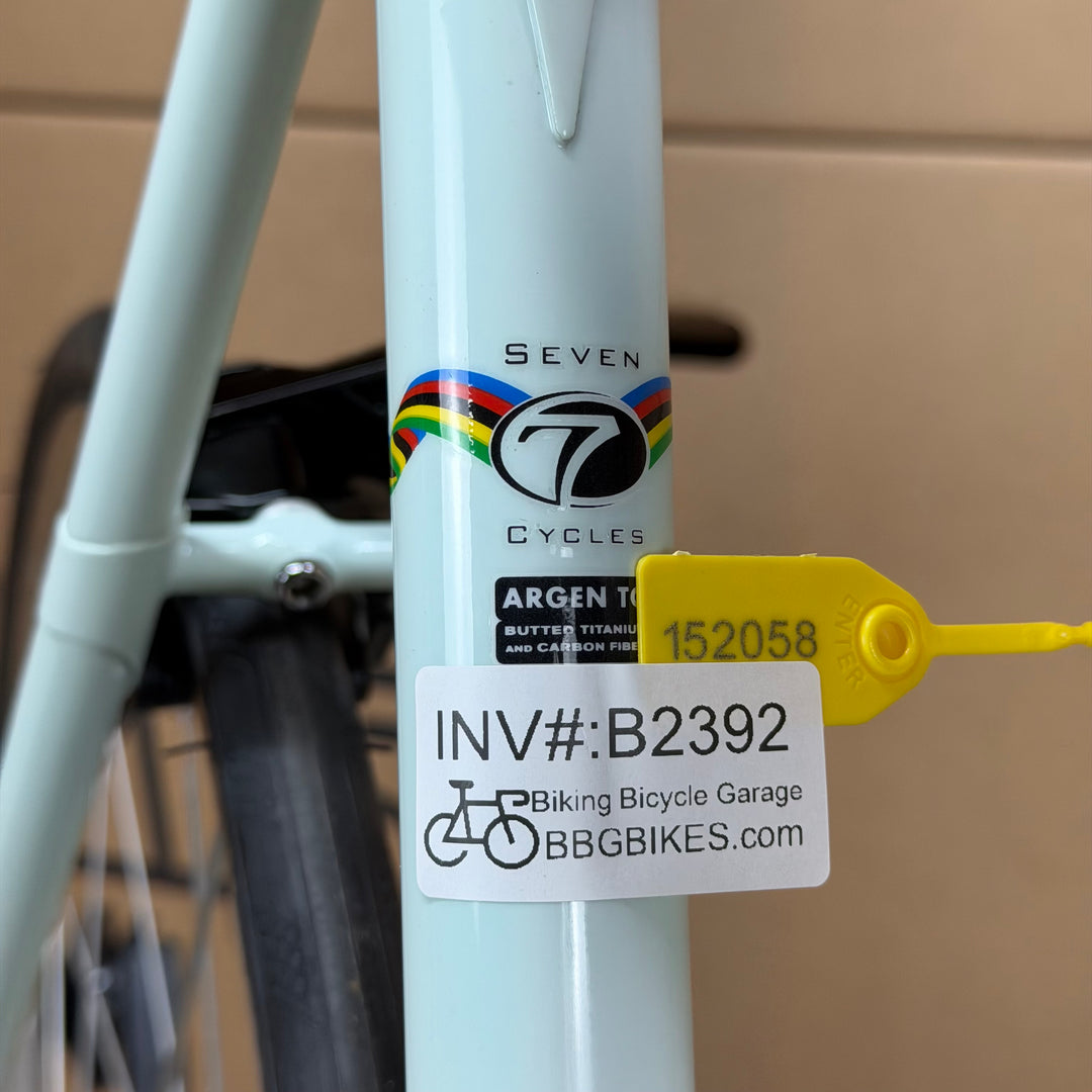 Used Seven Cycles Odonata, Titanium / Carbon Road Bike Shimano 105 11-Speed - 57cm