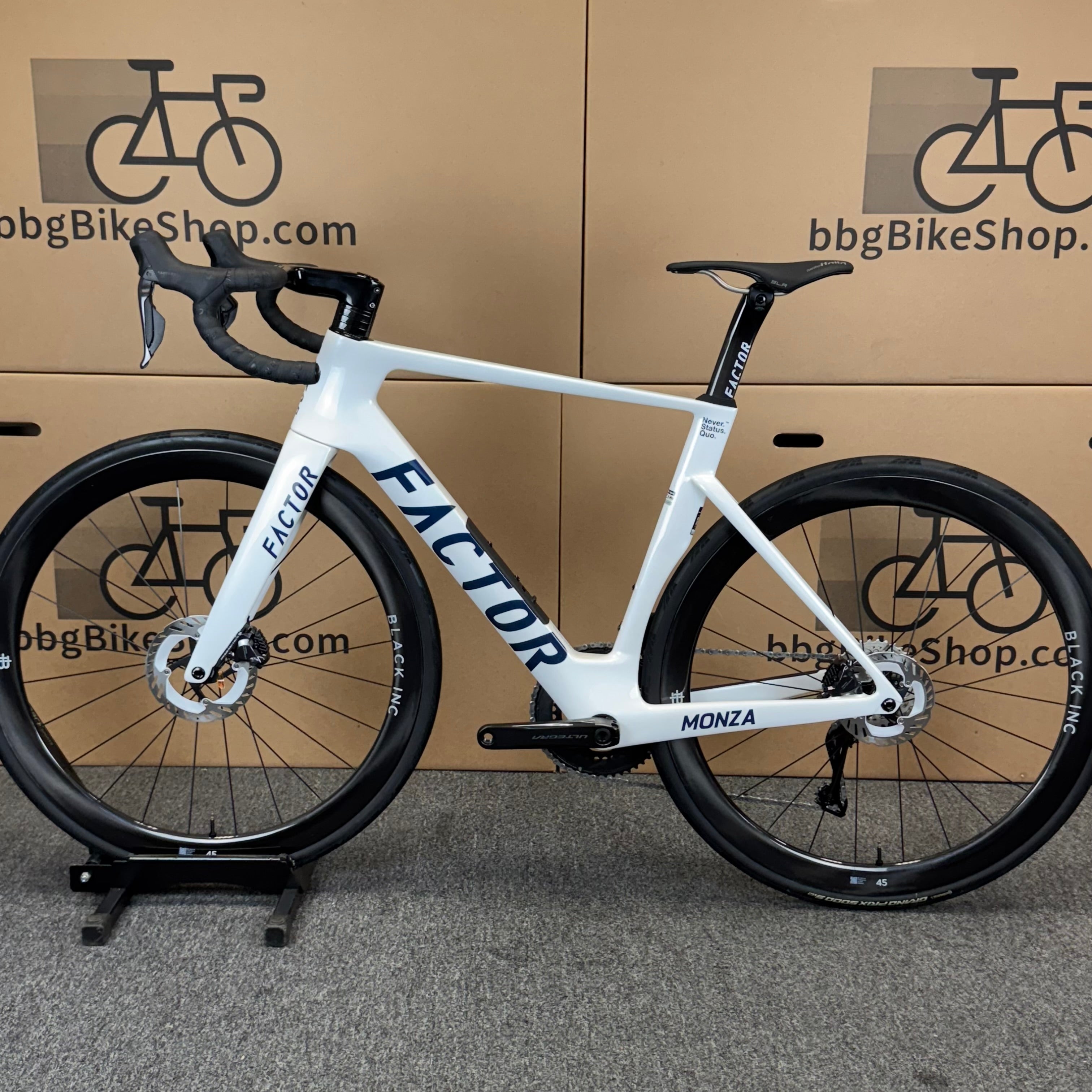 54cm, Factor Monza, Shimano Ultegra Di2, Carbon Fiber Road Bike