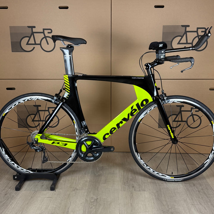 Used Cervélo P3, Shimano Ultegra, Carbon Triathlon Time Trial Bike-2018, 58cm