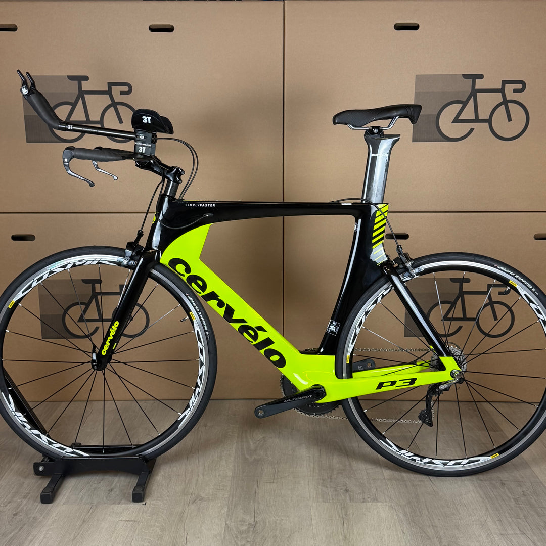 Used Cervélo P3, Shimano Ultegra, Carbon Triathlon Time Trial Bike-2018, 58cm