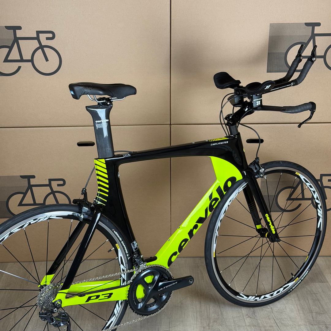 Used Cervélo P3, Shimano Ultegra, Carbon Triathlon Time Trial Bike-2018, 58cm